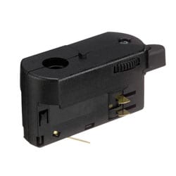 3-Phasen Stromschienensystem Multi-Adapter Schwarz