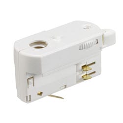 3-Phasen Stromschienensystem Multi-Adapter Weiss