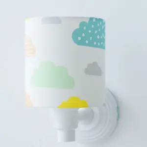 Wandleuchte Pastell Wolken
