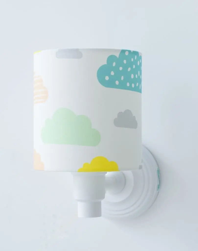 Wandleuchte Pastell Wolken