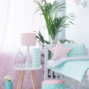 Tischlampe Pink Stars
