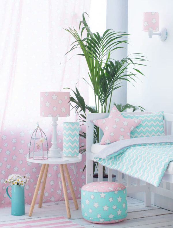 Tischlampe Pink Stars