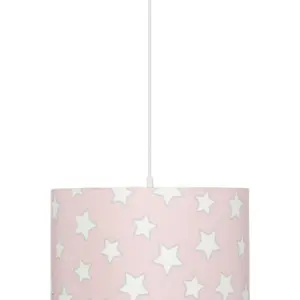 Hängeleuchte Pink Stars