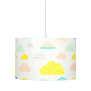 Hängeleuchte Pastell Wolken