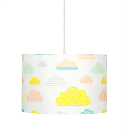 Hängeleuchte Pastell Wolken