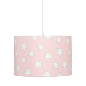 Hängeleuchte Pink Stars