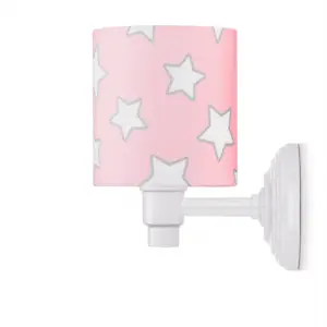 Wandleuchte Pink Stars
