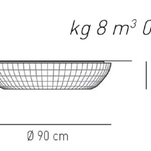 Designer-Deckenleuchte Bell ø 90 cm Axo Light – Bild 7