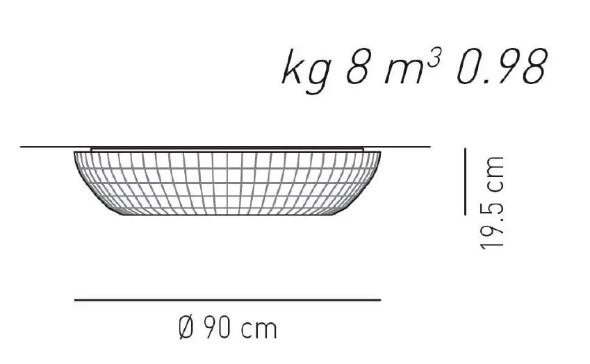 Designer-Deckenleuchte Bell ø 90 cm Axo Light – Bild 7