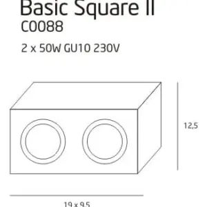 BASIC SQUARE II WEISS