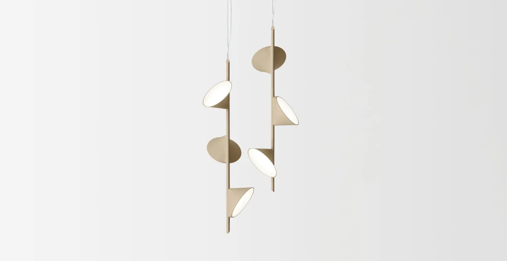 Stilvolle dreiflammige LED-Hängeleuchte Orchid Axo Light – Bild 3