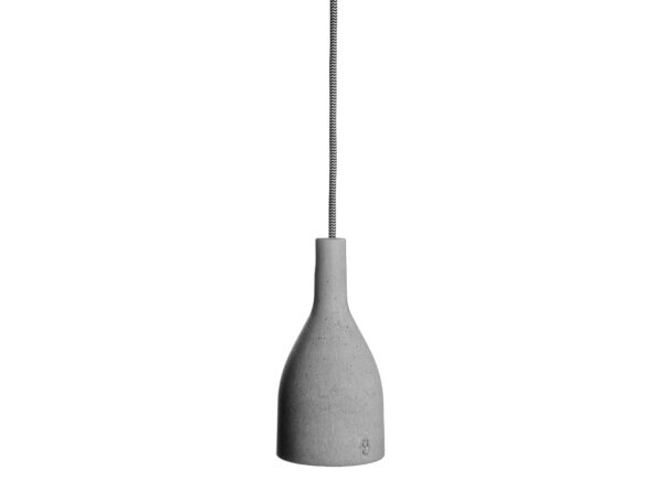 Beton-Hängeleuchte Ampulla