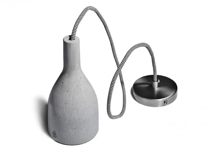 Beton-Hängeleuchte Ampulla – Bild 2