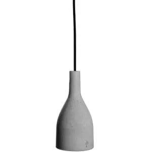 Beton-Hängeleuchte Ampulla