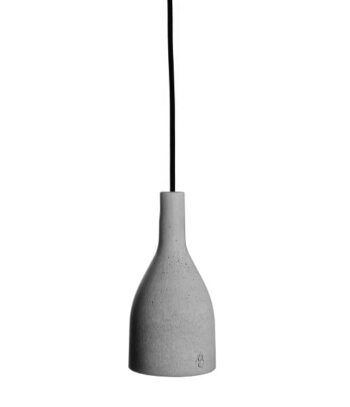 Beton-Hängeleuchte Ampulla