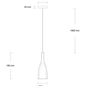 Beton-Hängeleuchte Ampulla – Bild 15