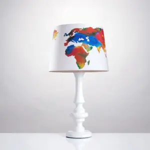Tischlampe Weltkarte Groß – Bild 3