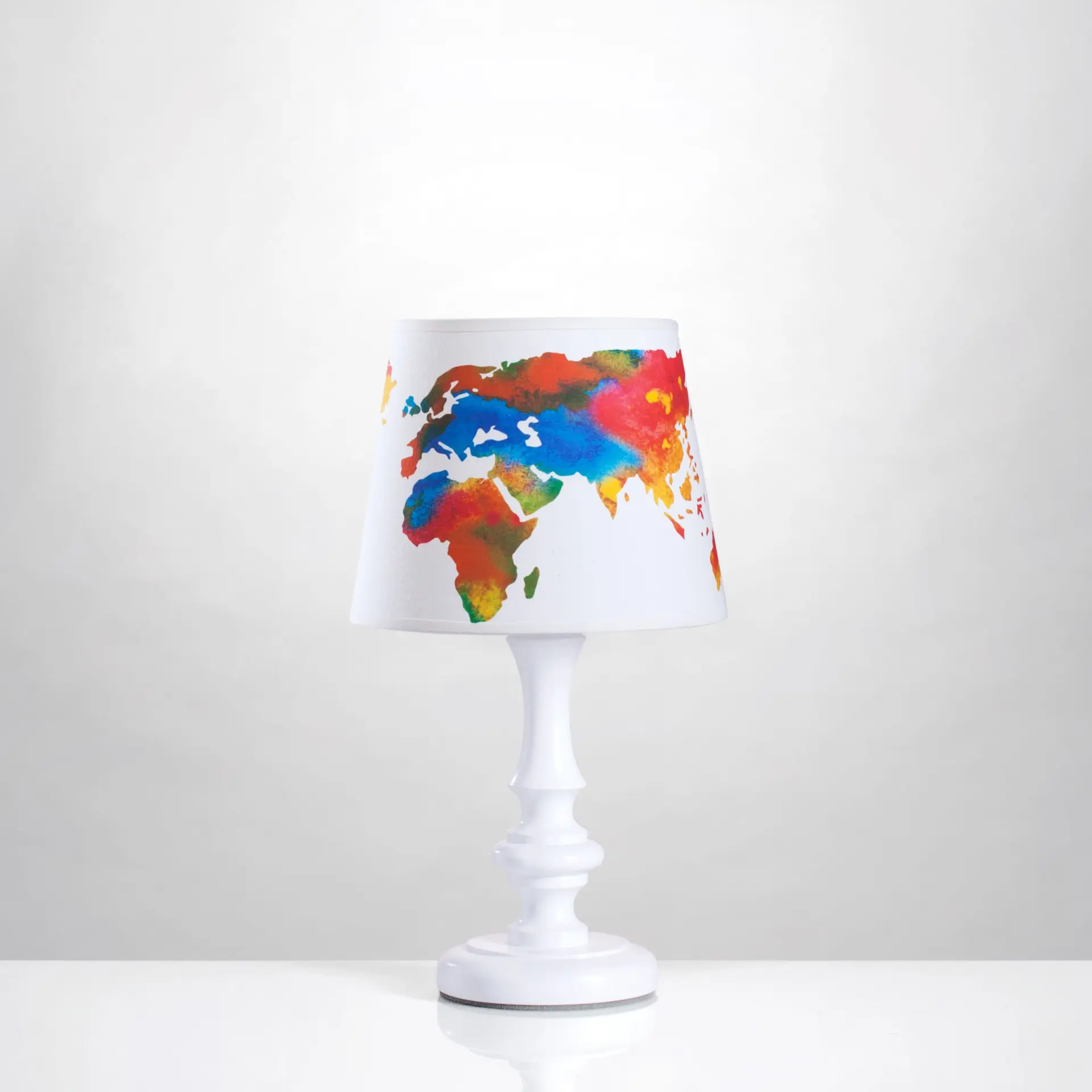 Tischlampe Weltkarte – Bild 1