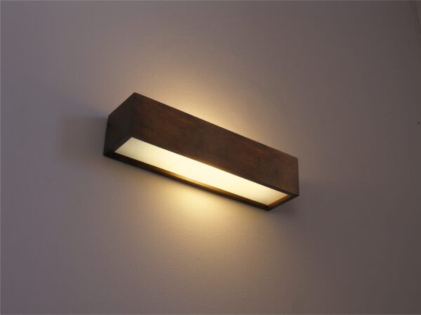 Wunderschöne Holz Wandleuchte Alma