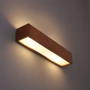 Wunderschöne Holz Wandleuchte Alma – Bild 2
