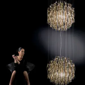 Luxuriöse Designer- Hängeleuchte Aura 60/2 Axo Light – Bild 8