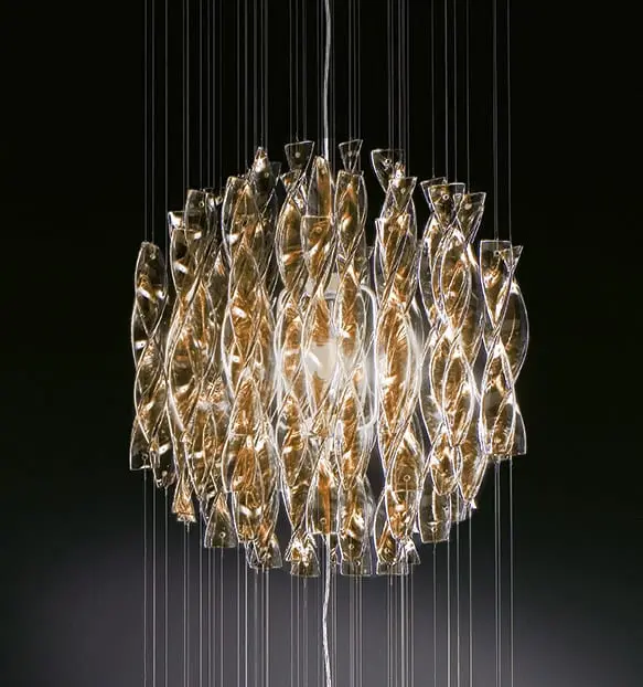Luxuriöse Designer- Hängeleuchte Aura 60/2 Axo Light