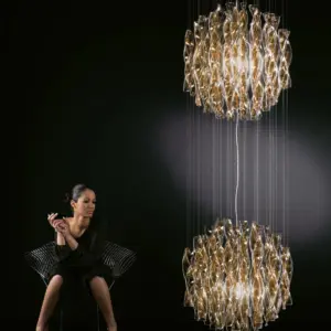 Luxuriöse Designer- Hängeleuchte Aura 60/2 Axo Light – Bild 4