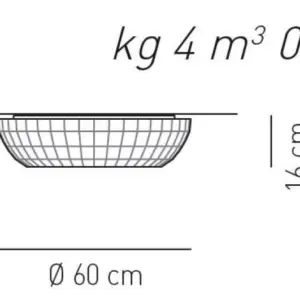 Designer-Deckenleuchte Bell ø 60 cm Axo Light – Bild 6