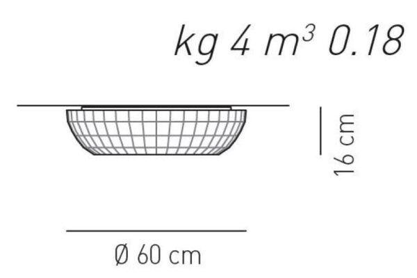 Designer-Deckenleuchte Bell ø 60 cm Axo Light