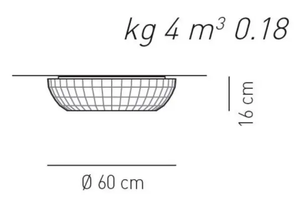Designer-Deckenleuchte Bell ø 60 cm Axo Light