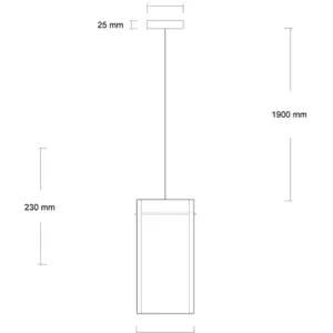 Beton-Hängeleuchte Cylindrus – Bild 7