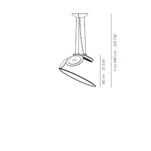 Geometrische LED-Hängeleuchte Cut Axo Light – Bild 5
