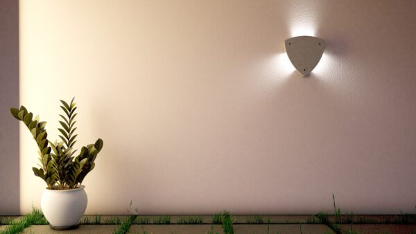 LED-Beton-Wandleuchte Diatomo IP65