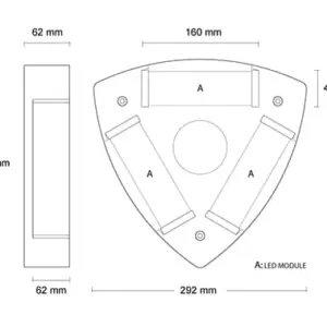 LED-Beton-Wandleuchte Diatomo IP65 – Bild 6