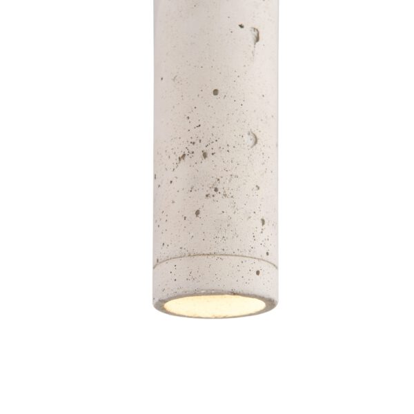 Beton-Hängeleuchte-LED Kalla Inox