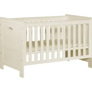 Babybett Barcelona Kiefernholz 120x60 cm Perle – Bild 2