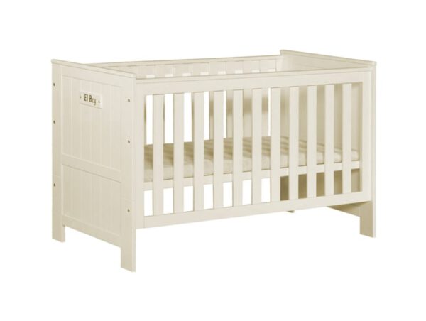 Babybett Barcelona Kiefernholz 120x60 cm Perle