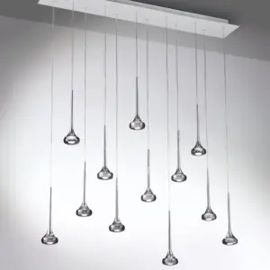 Zwölfflammige LED-Hängeleuchte Fairy Axo Light