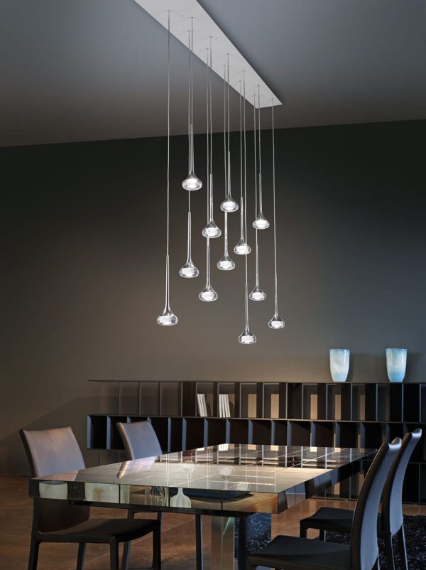 Zwölfflammige LED-Hängeleuchte Fairy Axo Light