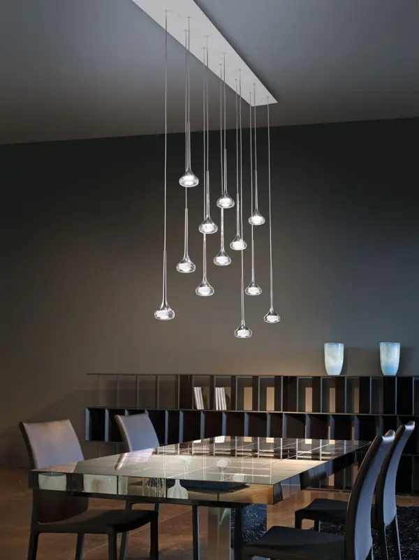Zwölfflammige LED-Hängeleuchte Fairy Axo Light