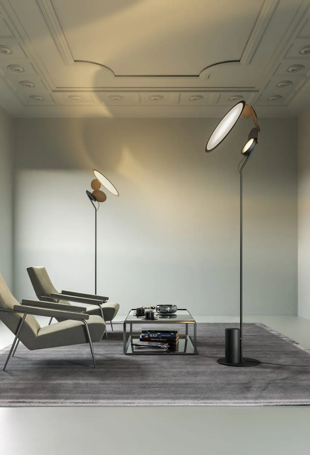 Geometrische LED-Stehleuchte Cut Axo Light – Bild 2