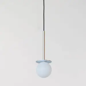 Hängeleuchte Cotton mit Opalglaskugel – Bild 2