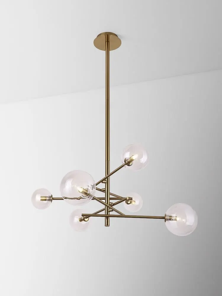 Stilvolle Glas-Hängeleuchte Lollipop – Bild 1