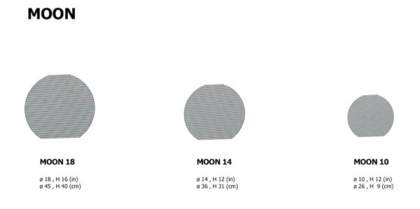 Öko-Hängelampe Scraplight Moon Graypants