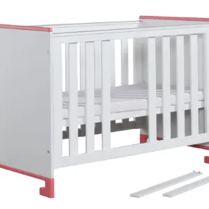 Babybett TOTO 120x60 cm Rosa oder Türkis – Bild 12