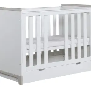 Babybett Mini 120x60 cm Rosa oder Grau – Bild 6