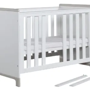 Babybett Mini 120x60 cm Rosa oder Grau – Bild 5