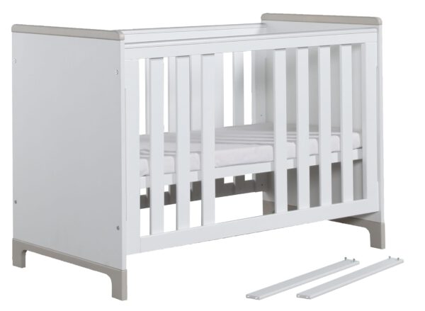 Babybett Mini 120x60 cm Rosa oder Grau