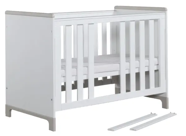 Babybett Mini 120x60 cm Rosa oder Grau