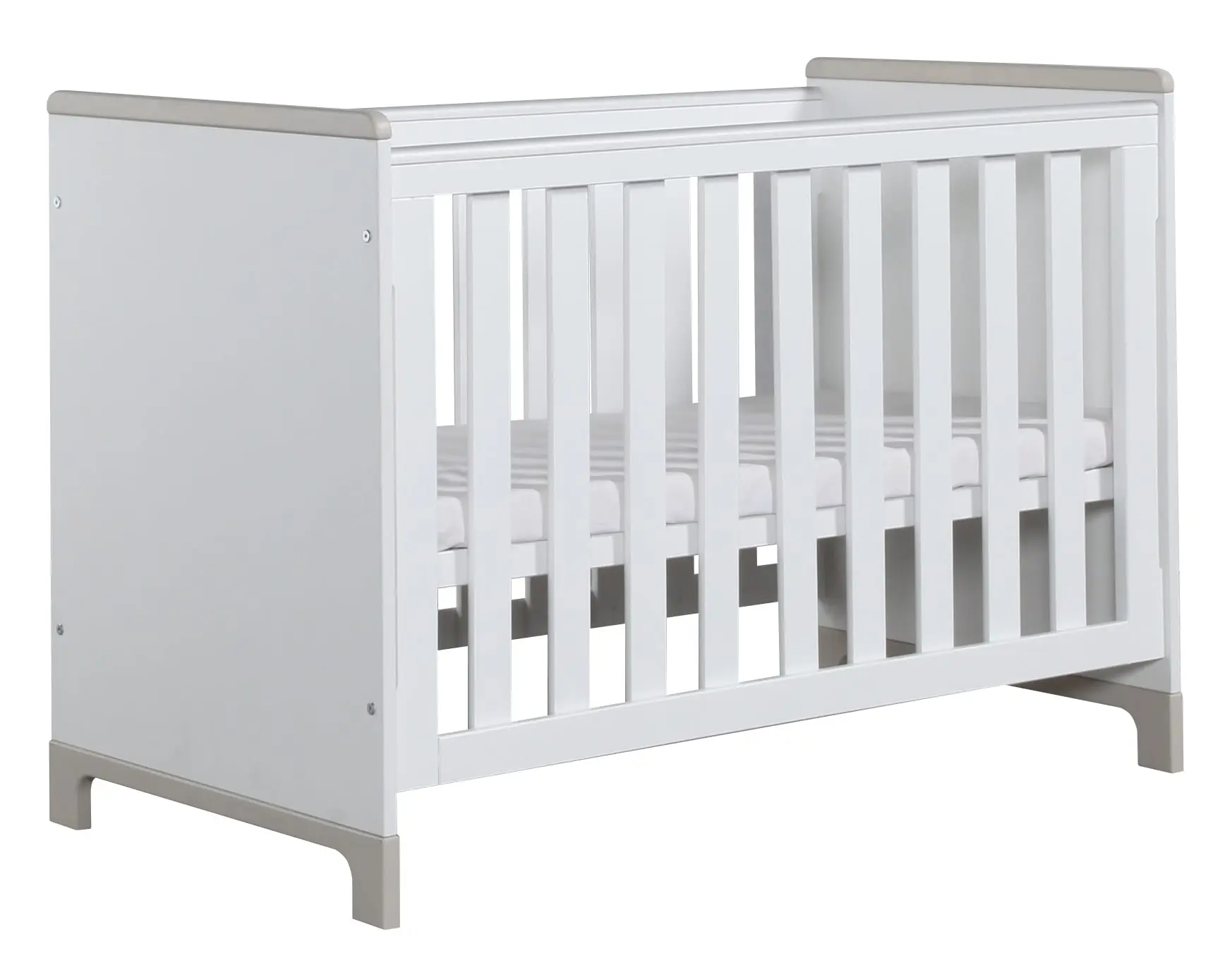 Babybett Mini 120x60 cm Rosa oder Grau – Bild 3